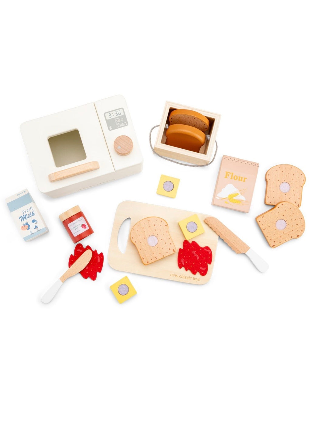 Set macchina del pane in legno