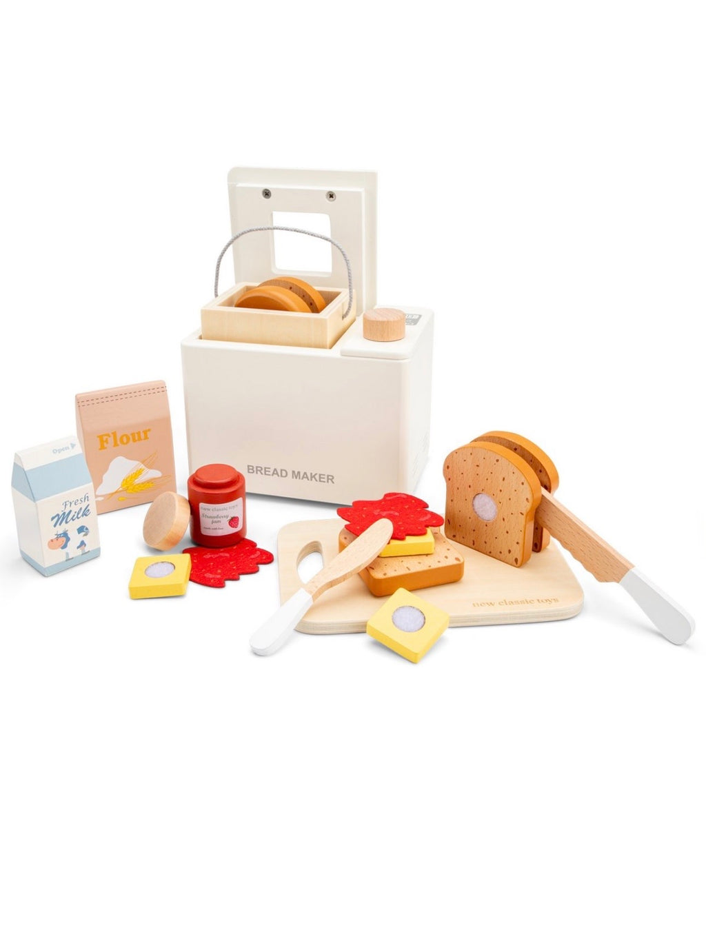 Set macchina del pane in legno