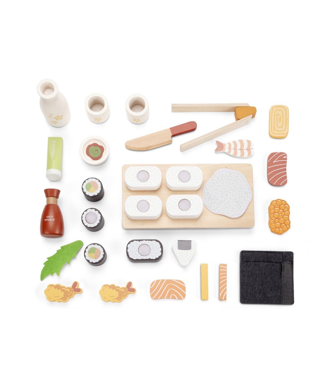 Set sushi in legno