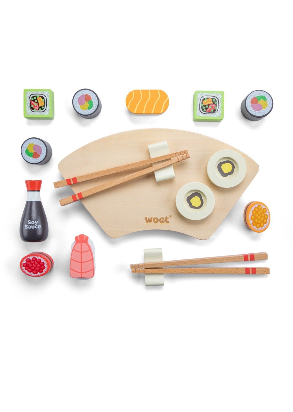 Set sushi in legno