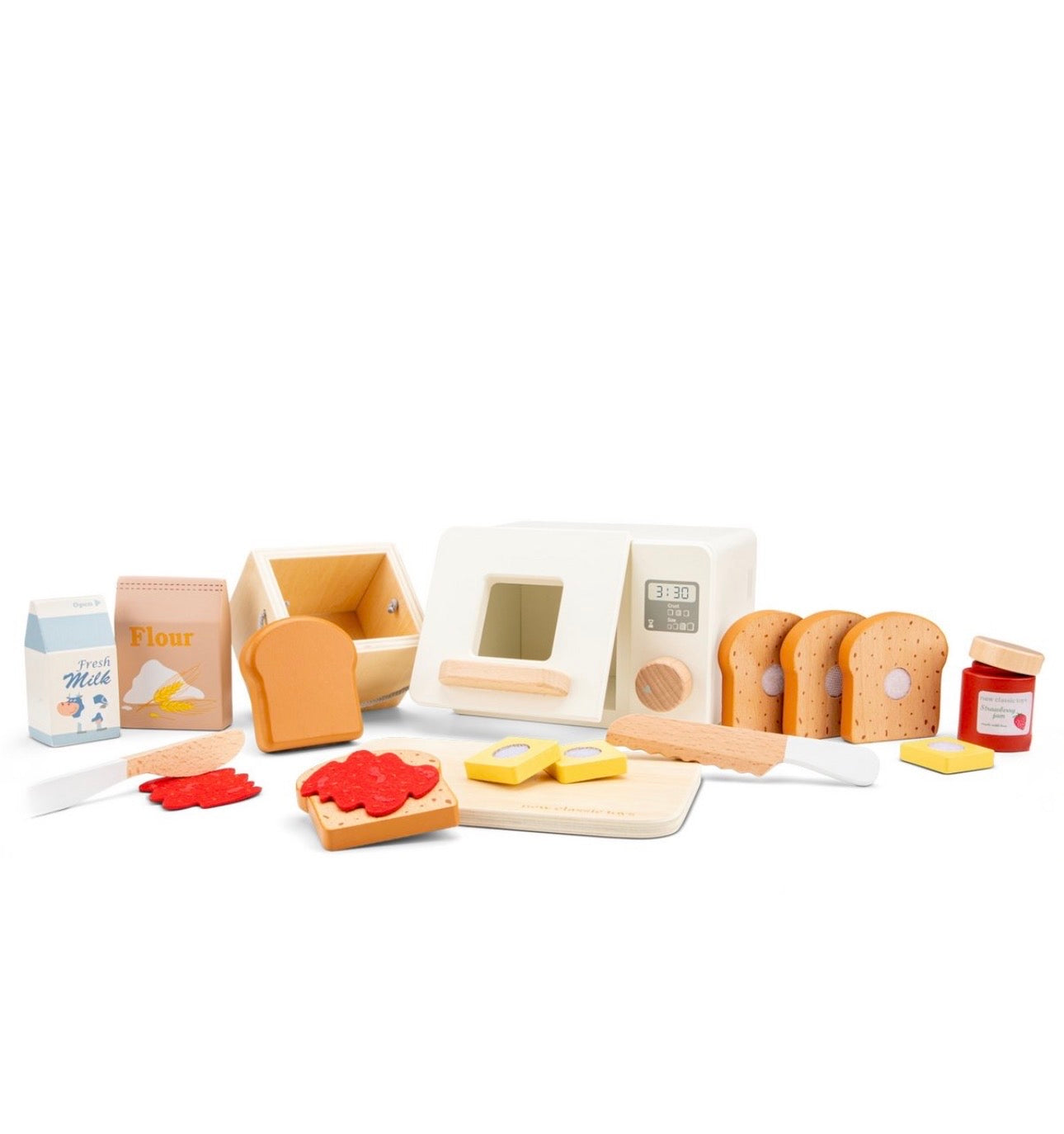 Set macchina del pane in legno